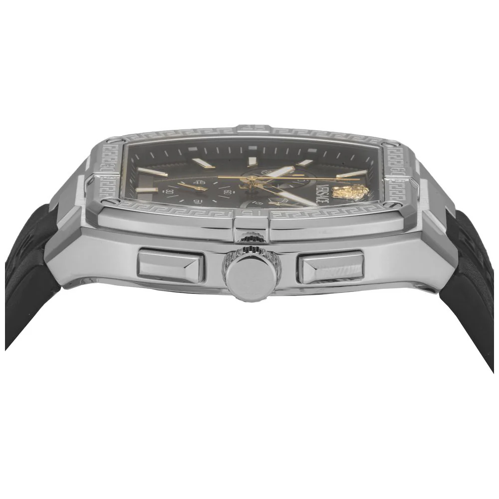 VERSACE VESP00124 Sporty Tonneau Greca Design 2-Year Warranty Black Color Stylish and Durable Timepiece - Image 6