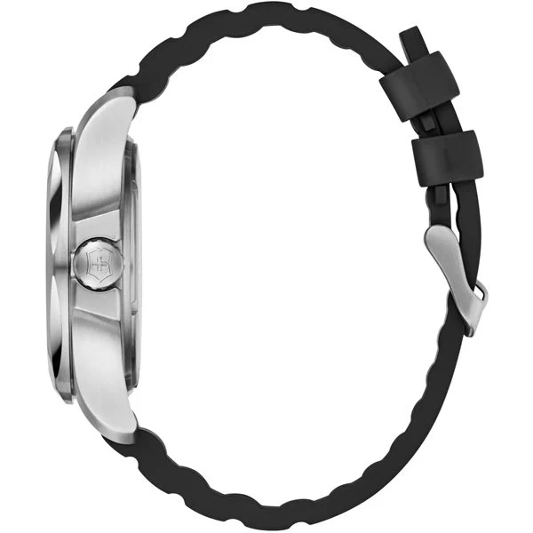 VICTORINOX 241682.1 I.N.O.X. Black 43mm Rubber Strap Swiss Watch with 5 Year Warranty and Durable Waterproof Design - Image 2