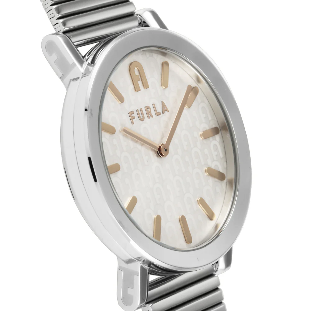 WW00003007L1 FURLA MINIMAL SHAPE Silver 2-Year Warranty Elegant Design Lightweight Stylish - Image 2