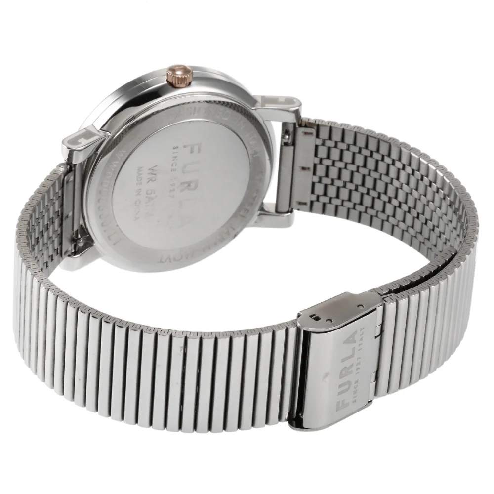 WW00003007L1 FURLA MINIMAL SHAPE Silver 2-Year Warranty Elegant Design Lightweight Stylish - Image 4