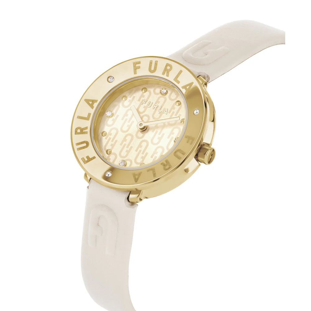 WW00004023L2 FURLA ESSENTIAL Gold White 2-Year Warranty Stylish Design Durable Materials Elegant Timepiece - Image 2