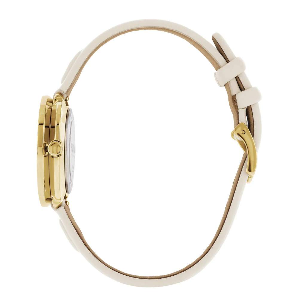 WW00004023L2 FURLA ESSENTIAL Gold White 2-Year Warranty Stylish Design Durable Materials Elegant Timepiece - Image 3