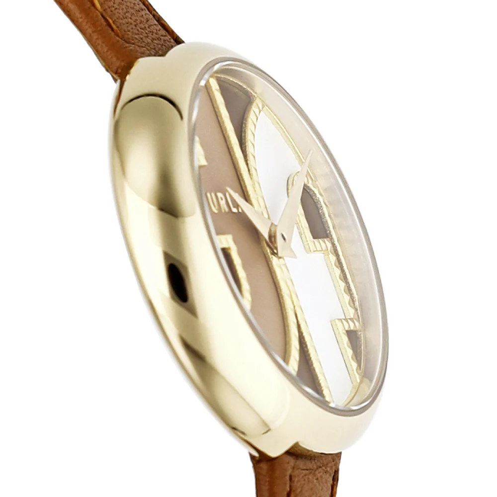 WW00005014L2 FURLA COSY Brown Genuine Leather 2-Year Warranty Stylish Design Versatile Wear - Image 2