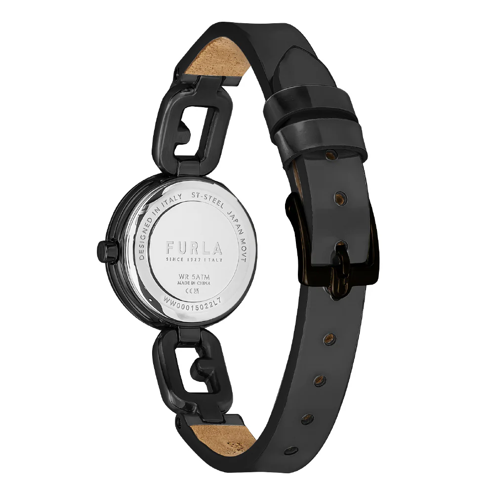 WW00015022L7 FURLA ARCO CHAIN 2-Year Warranty Black Elegant Design Durable Materials Stylish Accessory - Image 4