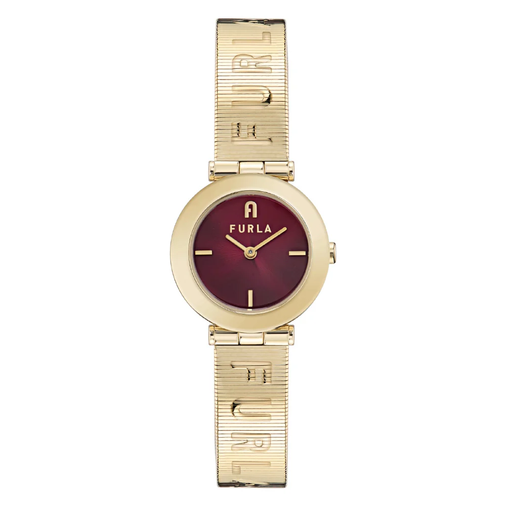 WW00015028L2 FURLA PIUMA Elegant Yellow Gold Design 2-Year Warranty Stylish Women's Watch Authentic