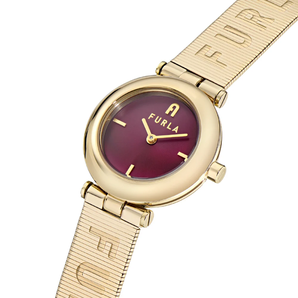 WW00015028L2 FURLA PIUMA Elegant Yellow Gold Design 2-Year Warranty Stylish Women's Watch Authentic - Image 2