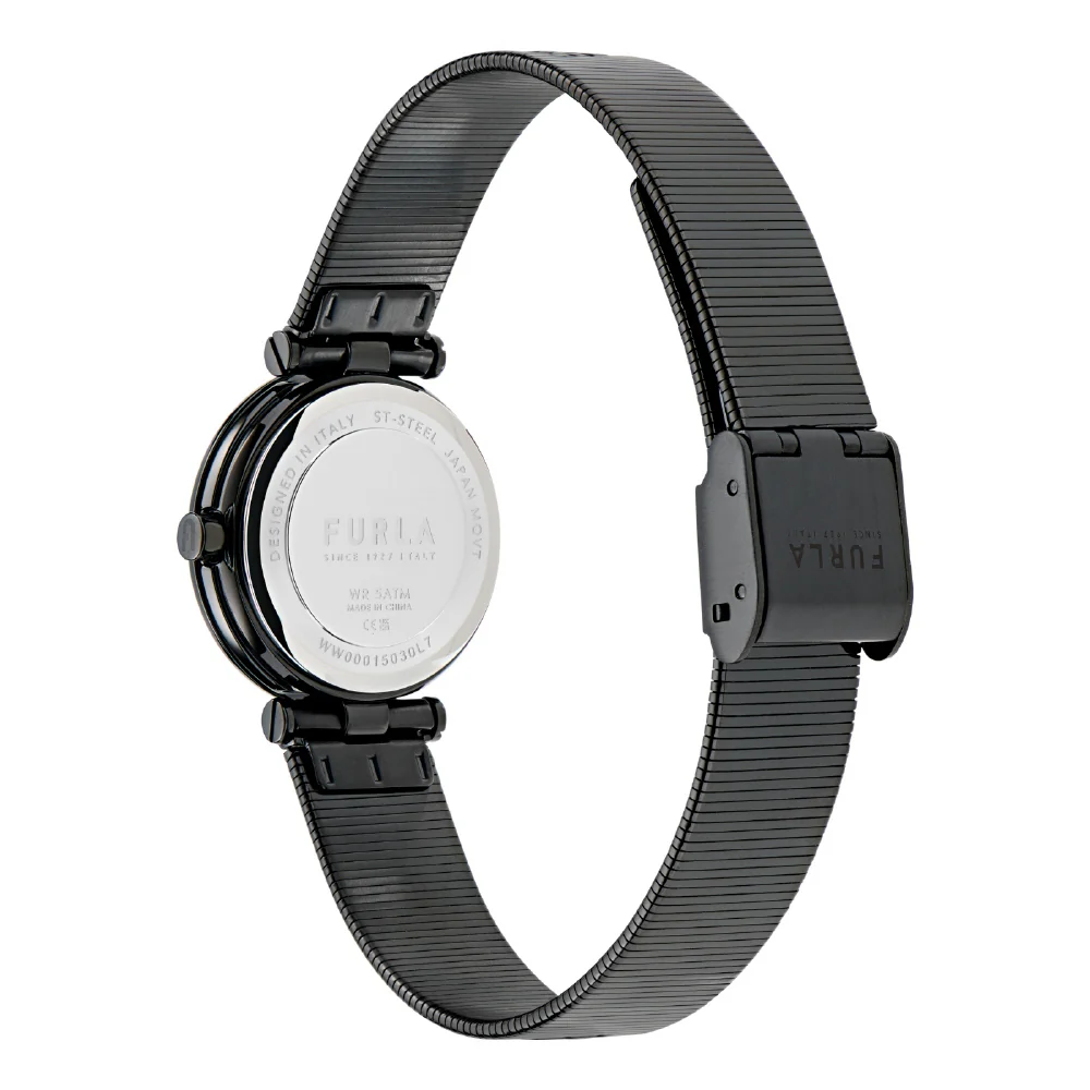 WW00015030L7 FURLA PIUMA Stylish Black Watch 2-Year Warranty Elegant Design Water Resistant - Image 4
