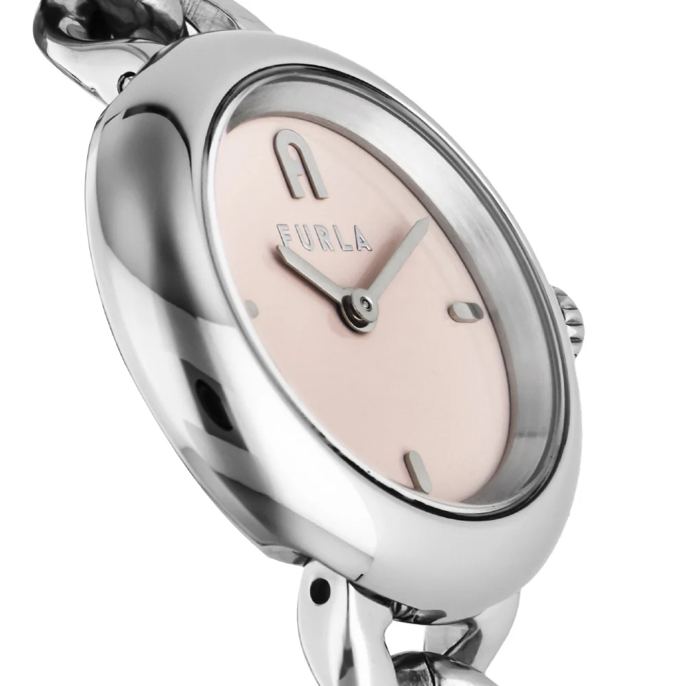 WW00019007L1 FURLA CHAIN ROUND Stylish Pink Design 2-Year Warranty Authentic Quality - Image 2