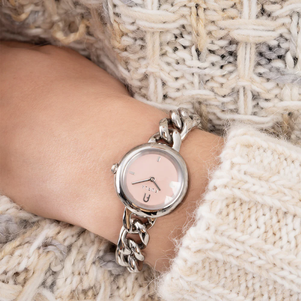 WW00019007L1 FURLA CHAIN ROUND Stylish Pink Design 2-Year Warranty Authentic Quality - Image 7