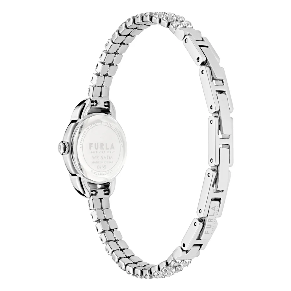 WW00064009L1 FURLA MINI SHAPE Silver Watch 2-Year Warranty Elegant Design Durable Materials Stylish Accessory - Image 4