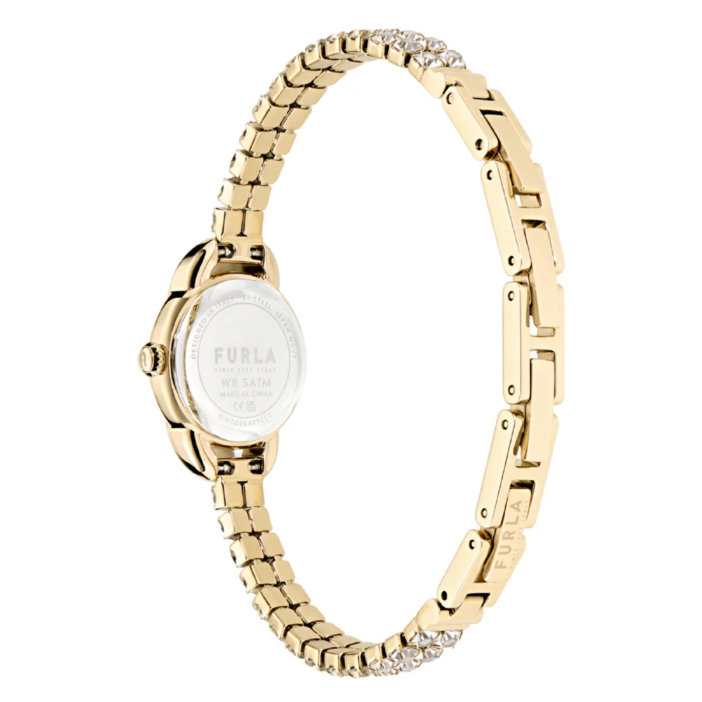 WW00064010L2 FURLA MINI SHAPE Elegant Design Yellow Gold 2-Year Warranty Authentic Luxury Watch - Image 4