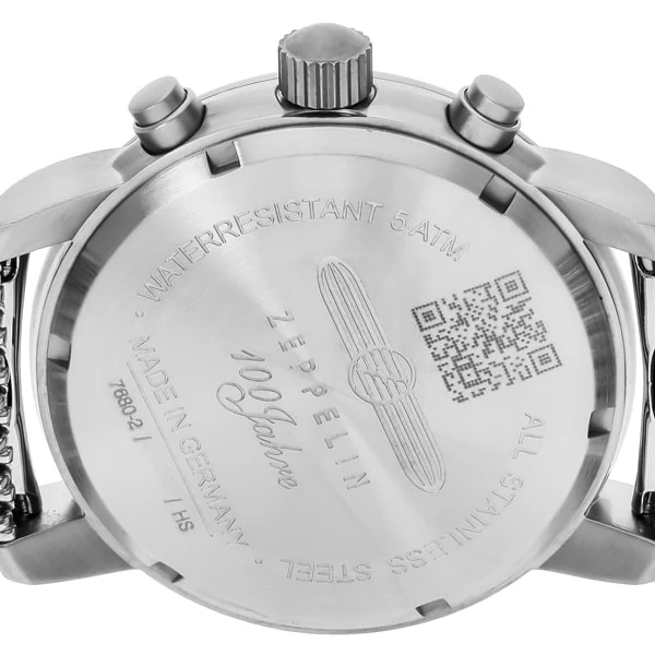 ZEPPELIN 7680 M2 GRY Stylish 38mm Phantom White Ceramic Watch with 5 Year Warranty and Water Resistance for Everyday Elegance - Image 6