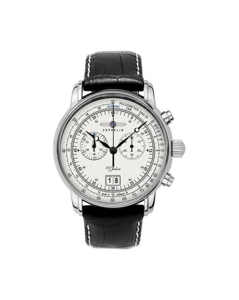 ZEPPELIN 76901 100th Anniversary Series White Watch with 2 Year Warranty and Genuine Craftsmanship for Timeless Elegance