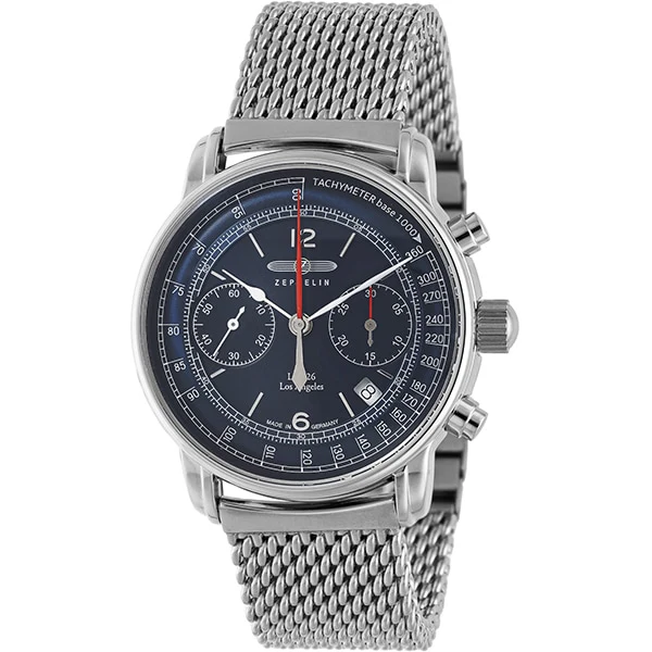ZEPPELIN 8614 M3 Elegant Leather Strap Watch with 30mm Case, 2 Year Warranty, and Timeless Design for Everyday Style