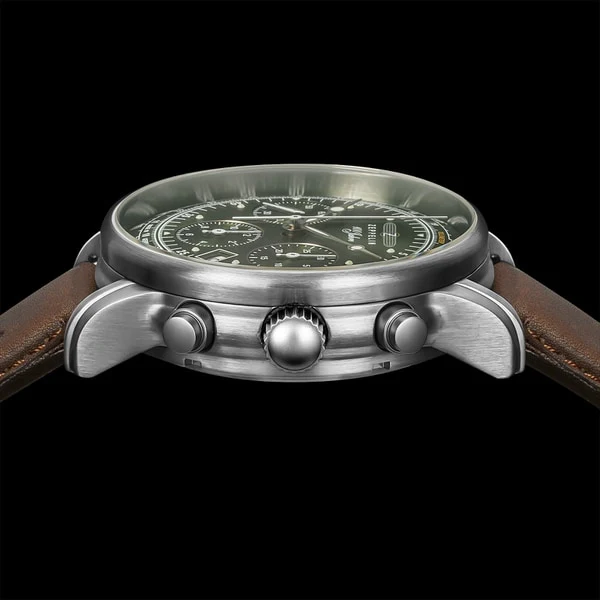 ZEPPELIN Seiko Chronograph Quartz Titanium Bracelet Men's Watch SNDC95P1 1 Year Warranty Water Resistant Stopwatch - Image 4